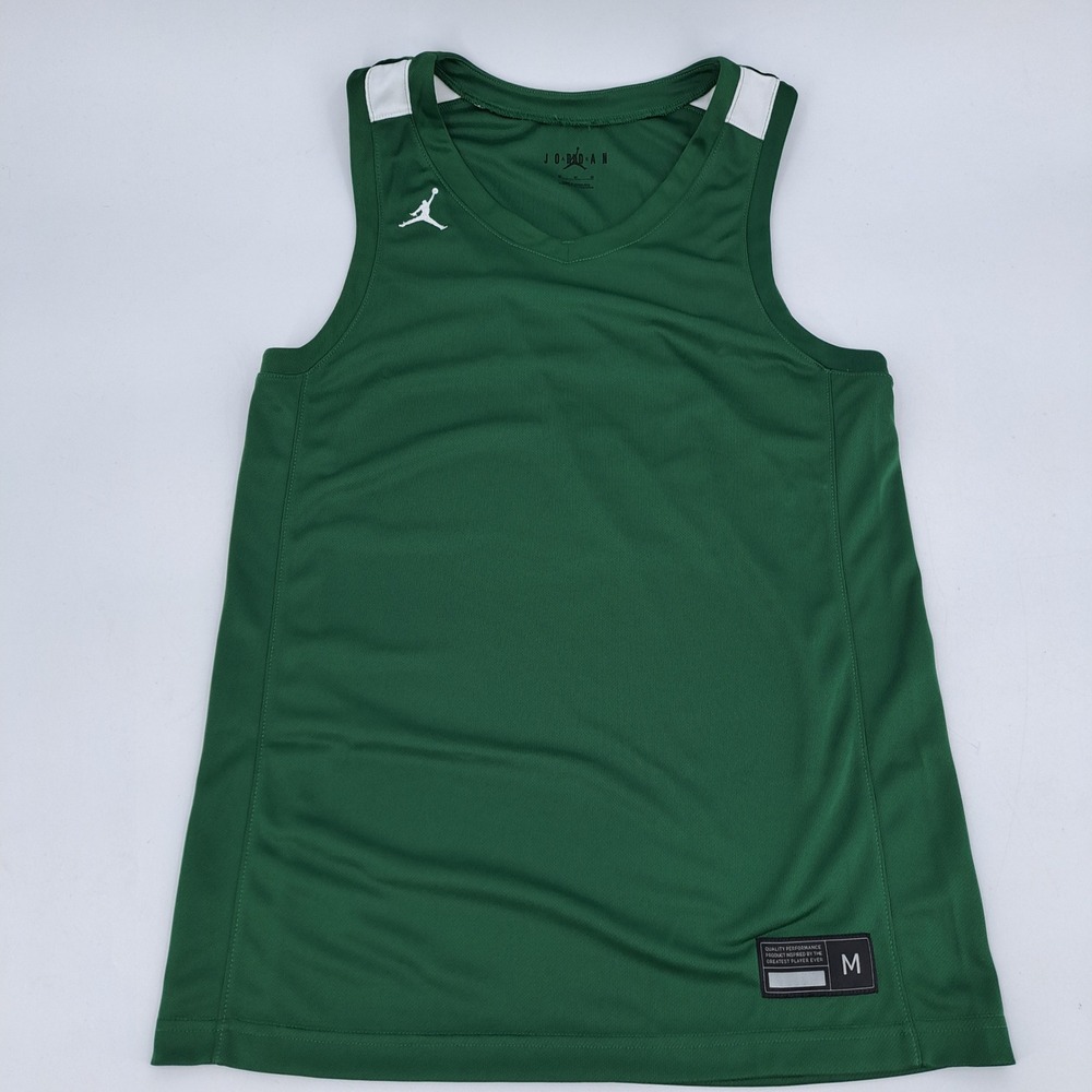 Jordan Performance Basketball Tank Mens Medium Polyester Green FQ5296-341